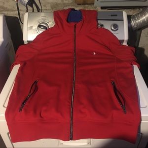Polo Ralph Lauren Red Windbreaker/ Full-Zip Hoodie